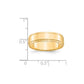 Flat with Step Edge Wedding Band - WBC