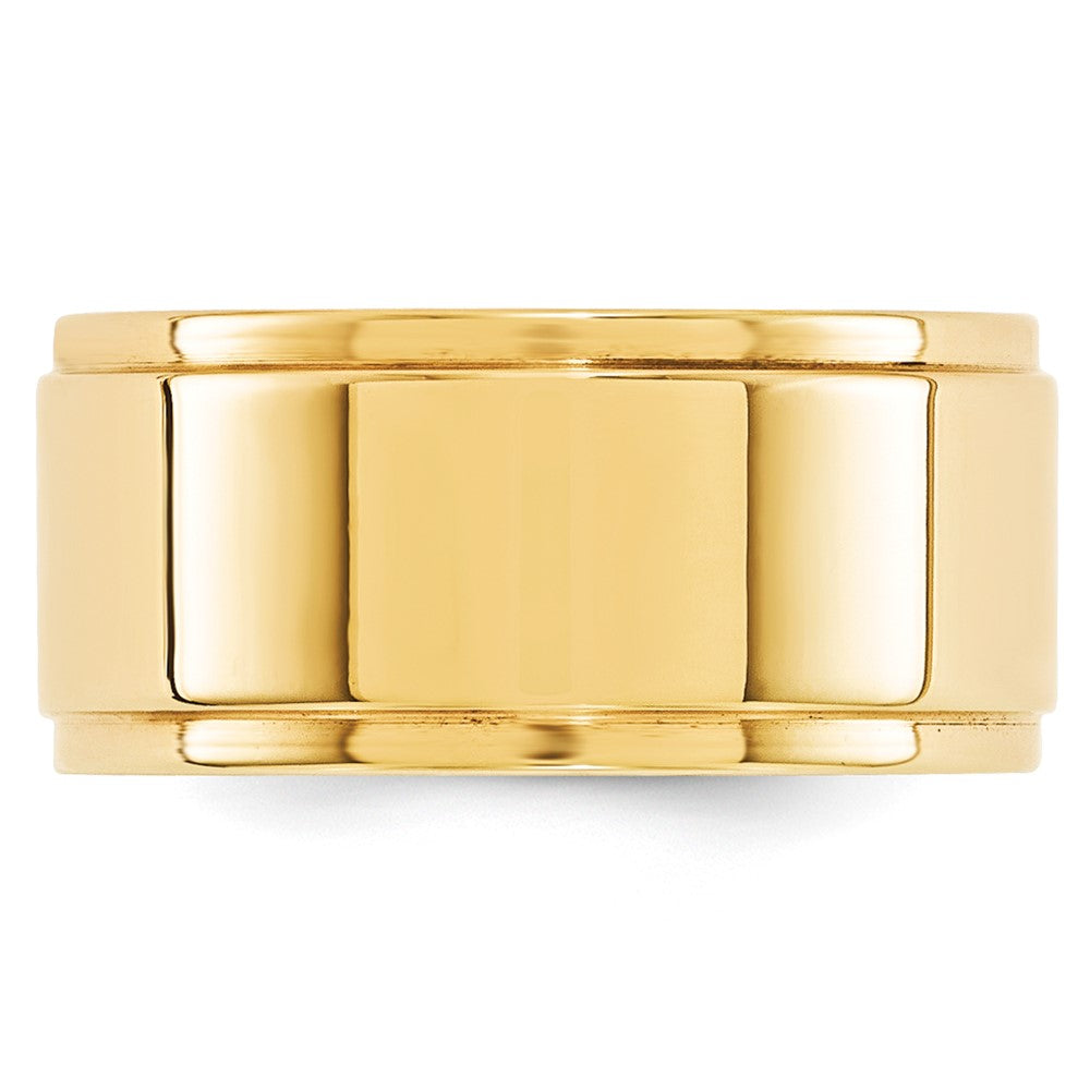 Flat with Step Edge Wedding Band - WBC