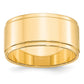 Flat with Step Edge Wedding Band - WBC
