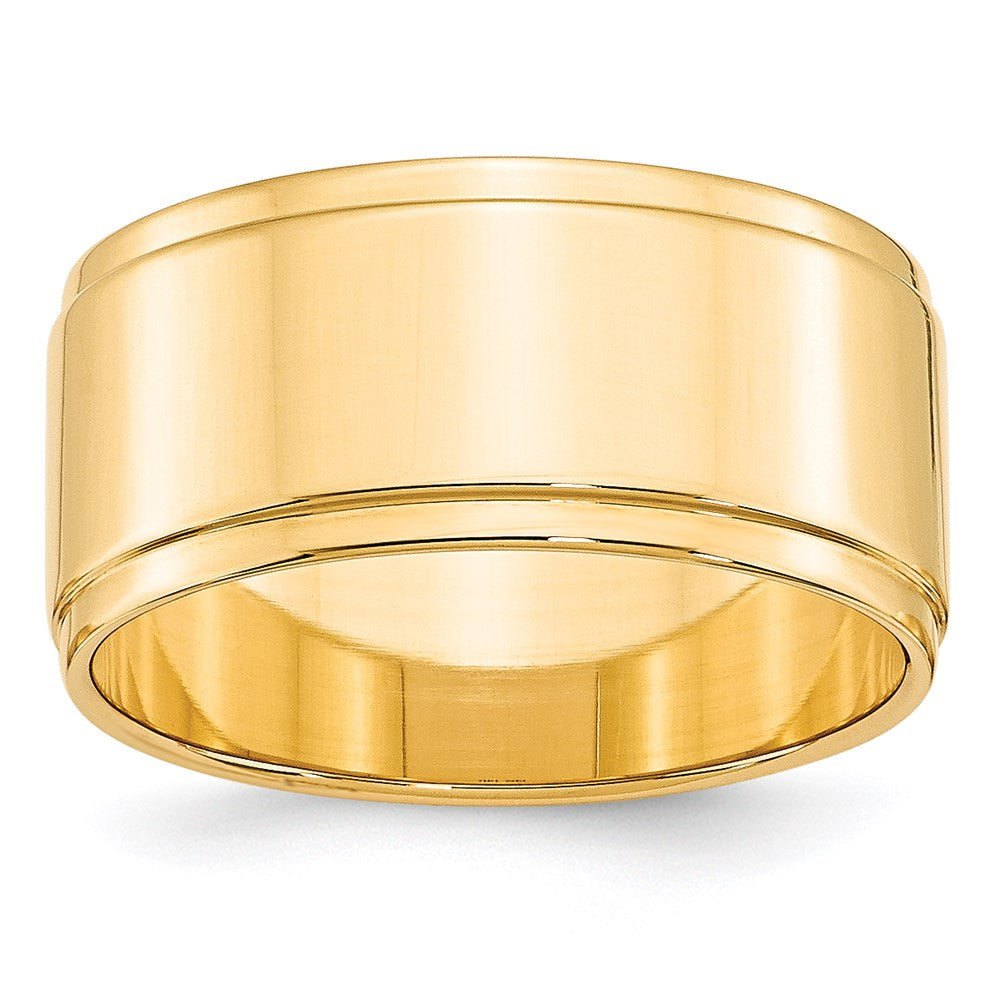 Flat with Step Edge Wedding Band - WBC