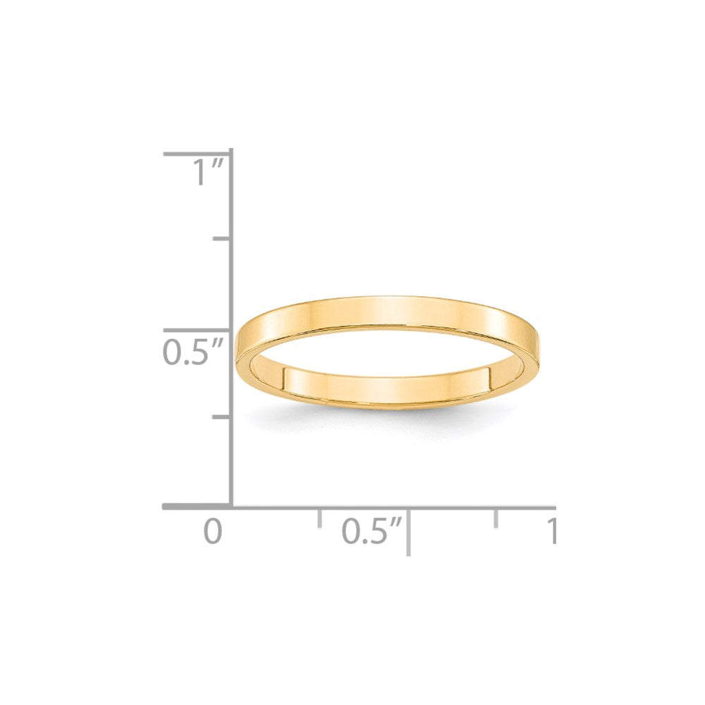 Lightweight Flat Wedding Band - WBC