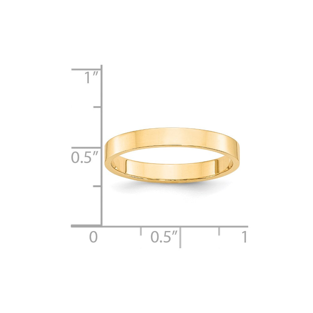 Lightweight Flat Wedding Band - WBC