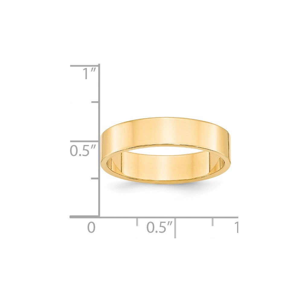 Lightweight Flat Wedding Band - WBC