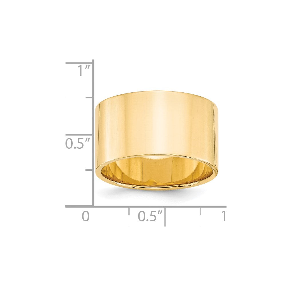 Lightweight Flat Wedding Band - WBC