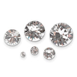 144-piece Foilback Clear Crystal Stone Assortment