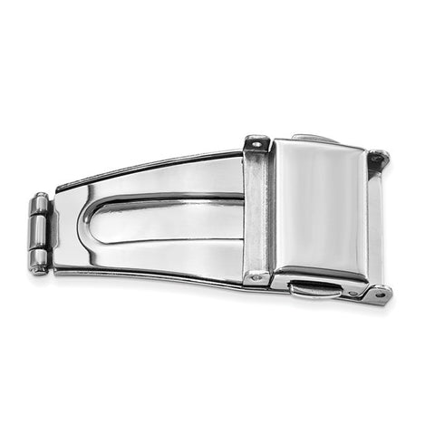 10mm Stainless Steel Double Press Tri-Fold Deployment Clasp