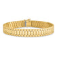 Polished and Satin Mens Fancy Link Bracelet - WBC