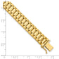 Polished and Satin Mens Fancy Link Bracelet - WBC