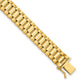 Polished and Satin Mens Fancy Link Bracelet - WBC