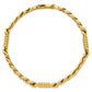 Polished Fancy Curb Chain Mens Bracelet - WBC