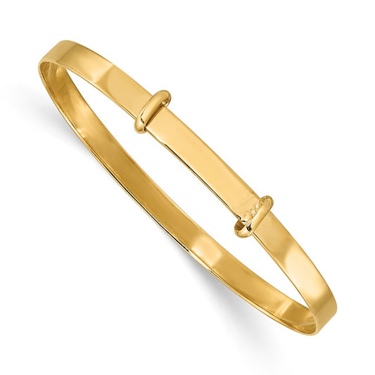 Madi K Polished Flexible Baby Bangle - WBC