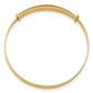 Madi K Polished Diamond-cut Flexible Baby Bangle - WBC