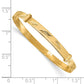Madi K Polished Diamond-cut Flexible Baby Bangle - WBC