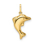 Polished 3-D Dolphin Pendant - WBC
