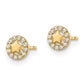 Madi K CZ Star Childrens Post Earrings - WBC