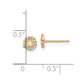 Madi K CZ Star Childrens Post Earrings - WBC