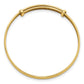 Polished Diamond-cut Flexible Baby Bangle - WBC