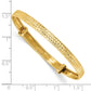 Polished Diamond-cut Flexible Baby Bangle - WBC