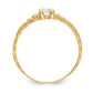Madi K Topaz Birthstone Baby / Childrens Ring - WBC