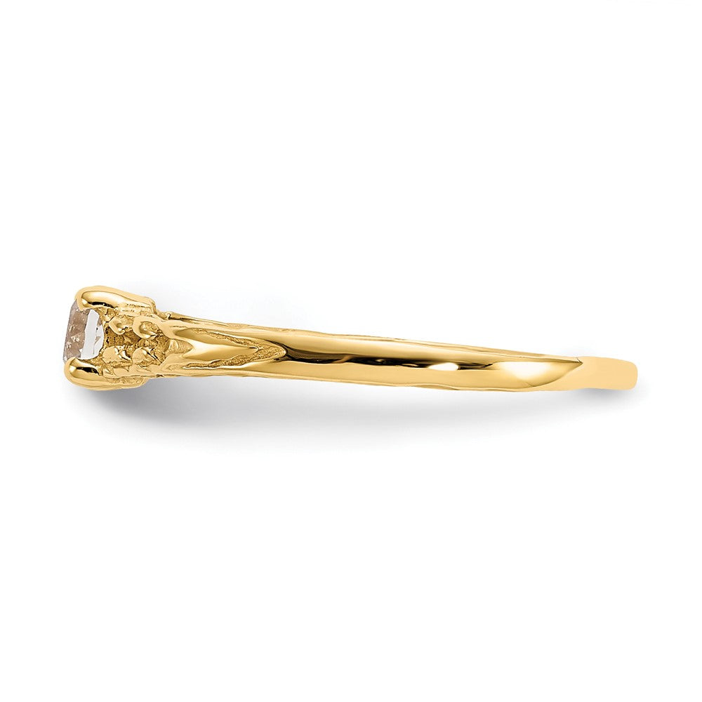 Madi K Topaz Birthstone Baby / Childrens Ring - WBC