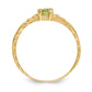 Madi K Peridot Birthstone Baby / Childrens Ring - WBC