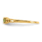 Madi K Peridot Birthstone Baby / Childrens Ring - WBC