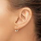 Madi K 3- Round Freshwater Cultured Pearl Leverback Earrings - WBC