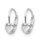 Madi K Heart Childrens Leverback Earrings - WBC
