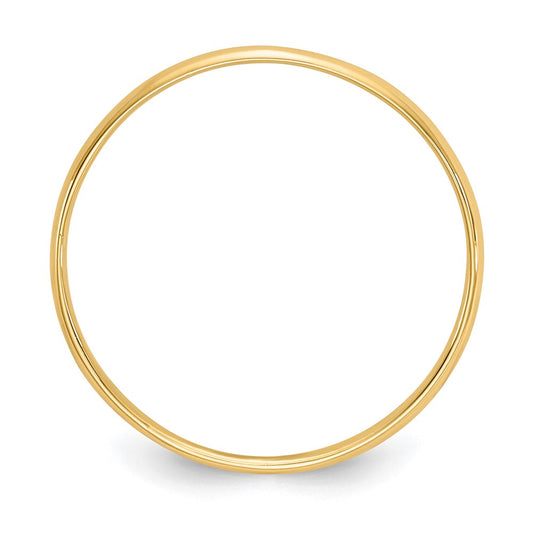 Madi K Polished Half Round Band Baby / Childrens Ring - WBC
