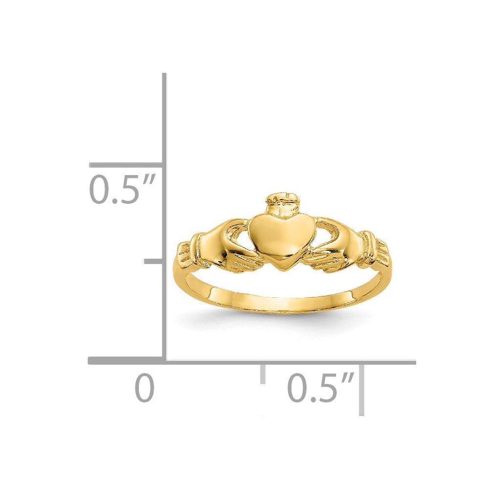 Madi K Claddagh Baby / Childrens Ring - WBC