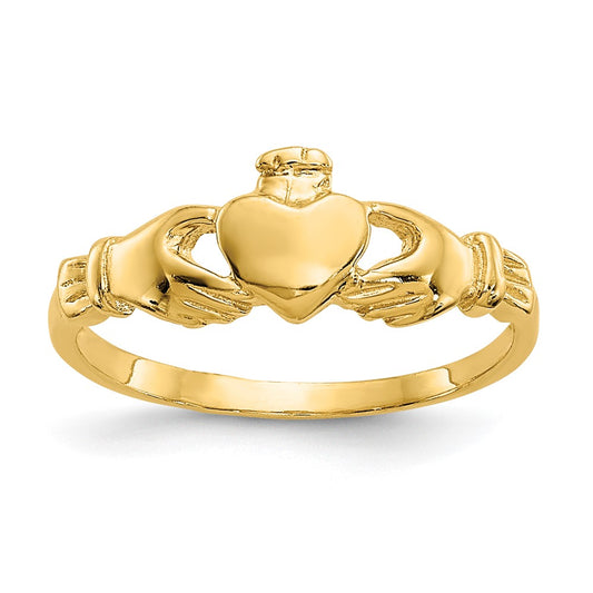 Madi K Claddagh Baby / Childrens Ring - WBC