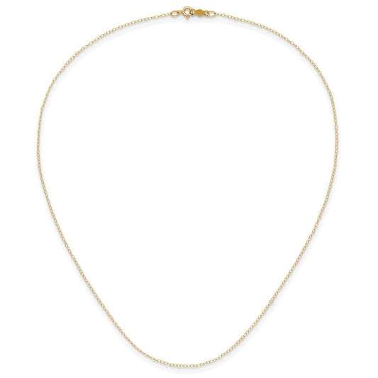 Madi K 14K Gold Child's Cable Chain, 1mm, Spring Ring Clasp