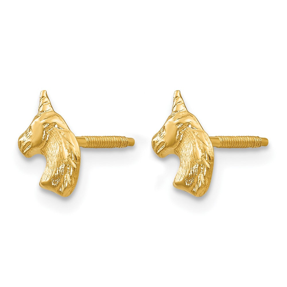 Madi K Unicorn Childrens Post Earrings - WBC