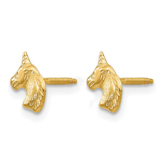 Madi K Unicorn Childrens Post Earrings - WBC