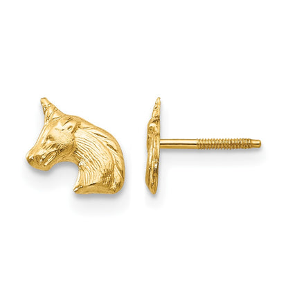 Madi K Unicorn Childrens Post Earrings - WBC