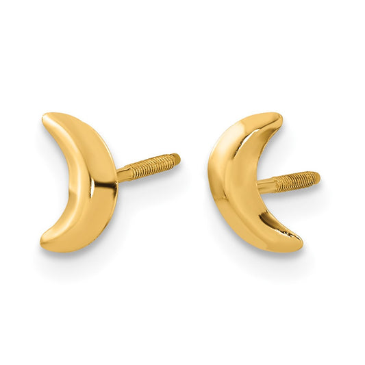Madi K Moon Childrens Screwback Post Earrings - WBC