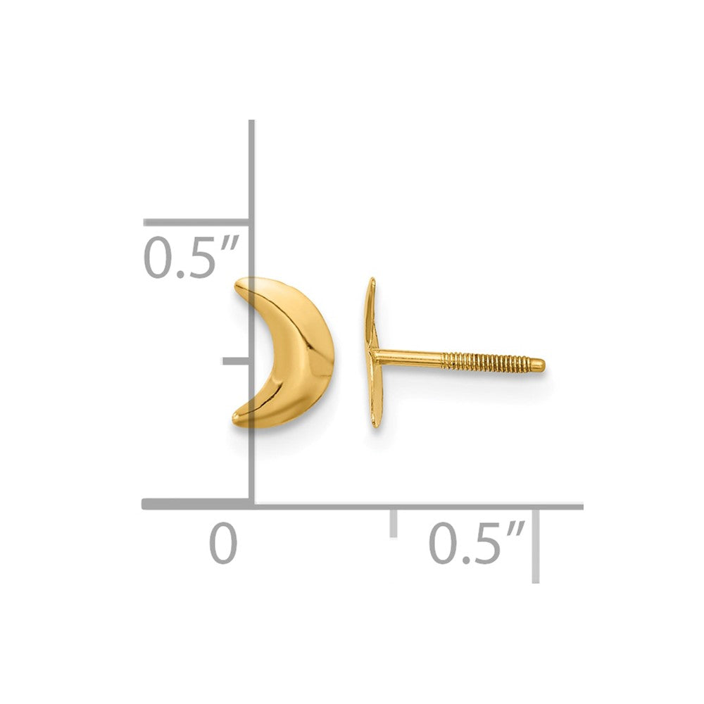 Madi K Moon Childrens Screwback Post Earrings - WBC