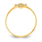 Madi K CZ Cross Baby / Childrens Ring - WBC