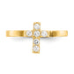 Madi K CZ Cross Baby / Childrens Ring - WBC