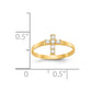 Madi K CZ Cross Baby / Childrens Ring - WBC