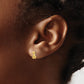Madi K Sitting Dog Childrens Post Earrings - WBC