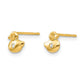 Madi K CZ Duck Childrens Post Earrings - WBC