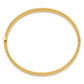 Madi K Kids Polished Hammered Hinged Childs Bangle - WBC