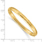 Madi K Kids Polished Hammered Hinged Childs Bangle - WBC