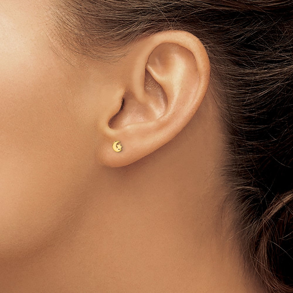 Madi K Kids Star and Moon Post Earrings - WBC