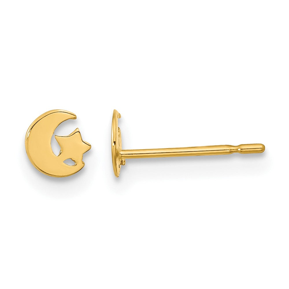 Madi K Kids Star and Moon Post Earrings - WBC