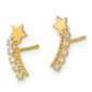 Madi K Kids CZ Shooting Star Post Earrings - WBC