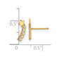 Madi K Kids CZ Shooting Star Post Earrings - WBC