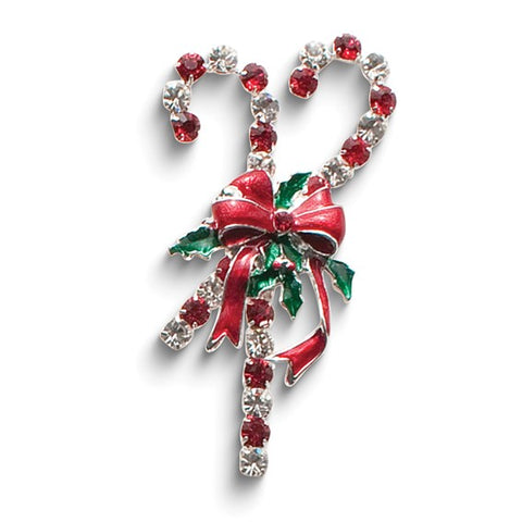 Crystal Candy Canes Story Pin