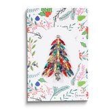 Marquise Crystal Christmas Tree Brass Pin